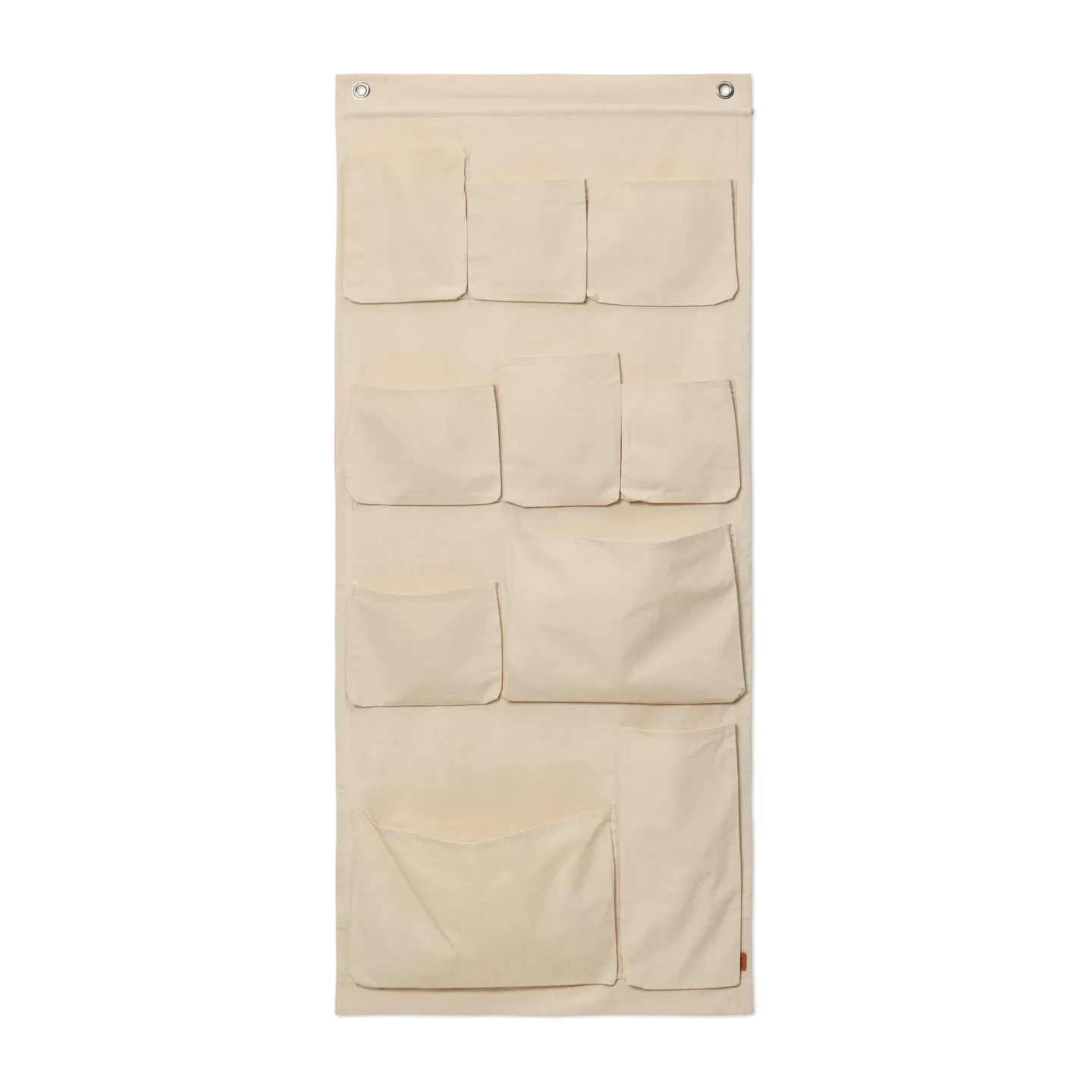 Ferm Living Canvas wall pockets Wandaufbewahrung 70 x 160cm