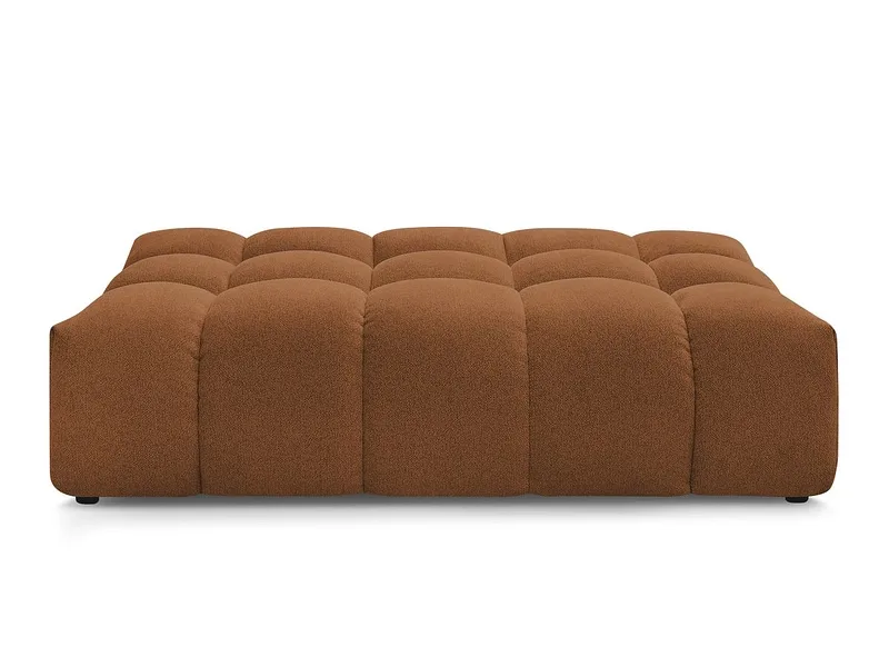Hocker BOBOCHIC EVEREST 100x166x40cm stoff chiniert orange