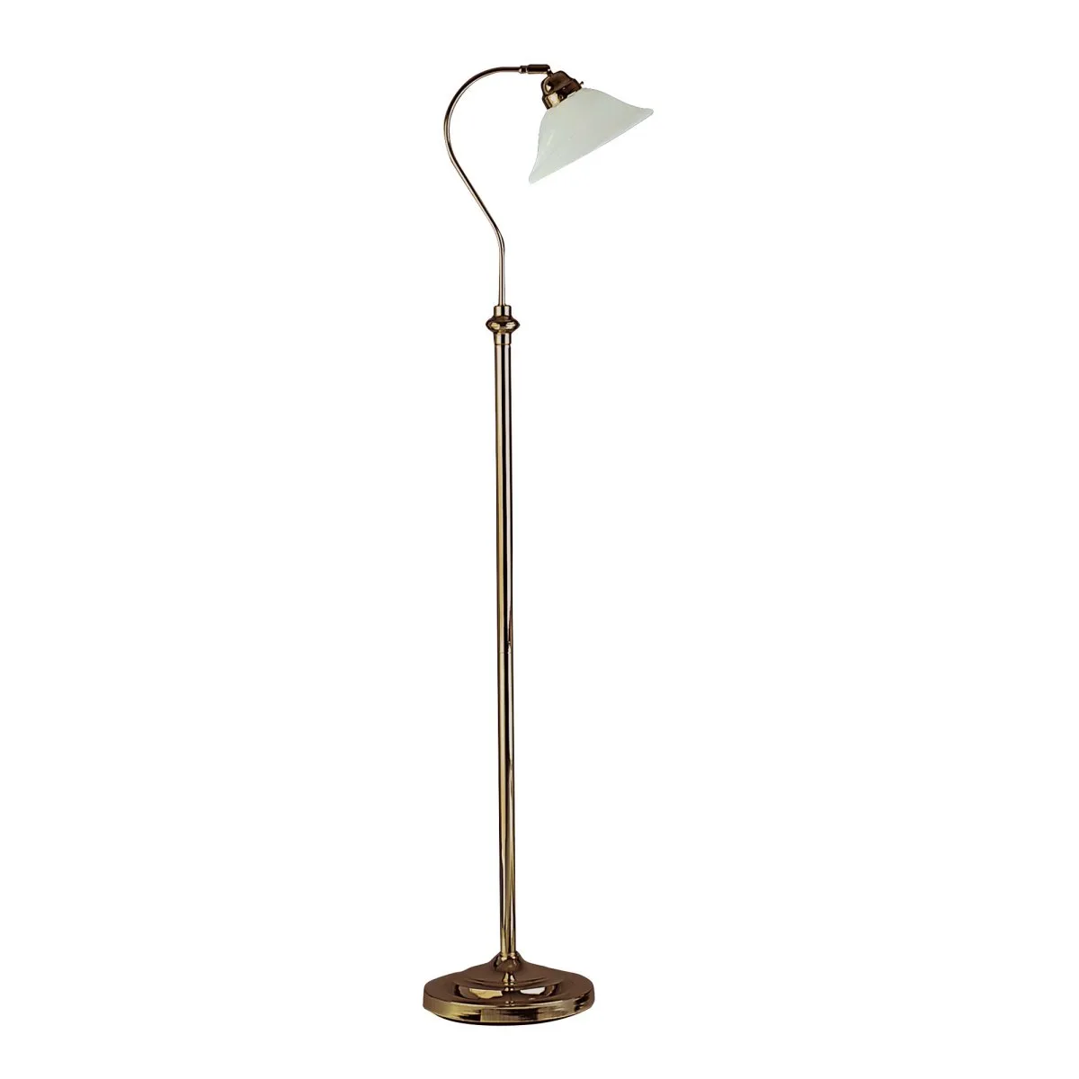 Searchlight - Adjustable - Golvlampa - Antikmässing