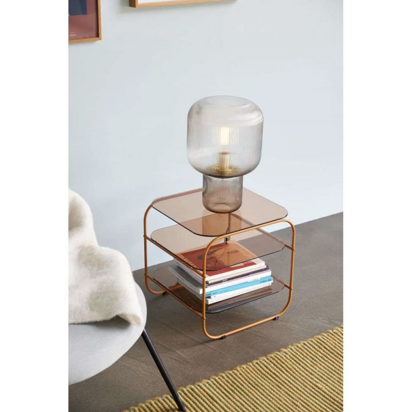 Pirum Tischleuchte Clear/Smoked - Hübsch - Wohnzimmer - Glas