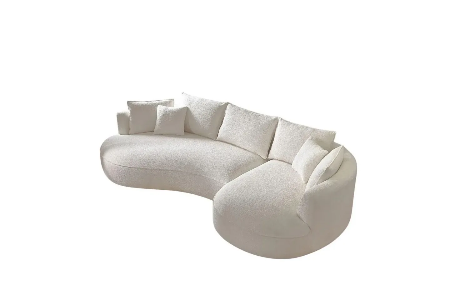 Hungirr Soffa med Divan 4-sits - Vit