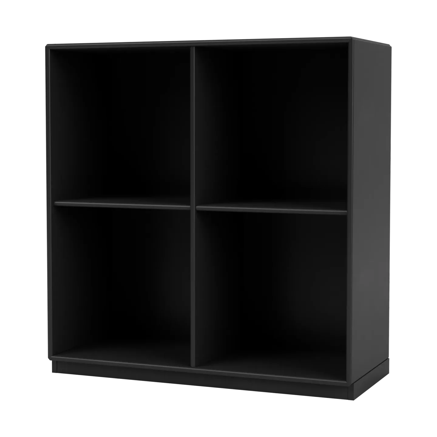 Montana SHOW Regal 69,6 x 69,6cm, Sockel 3cm 05-Black