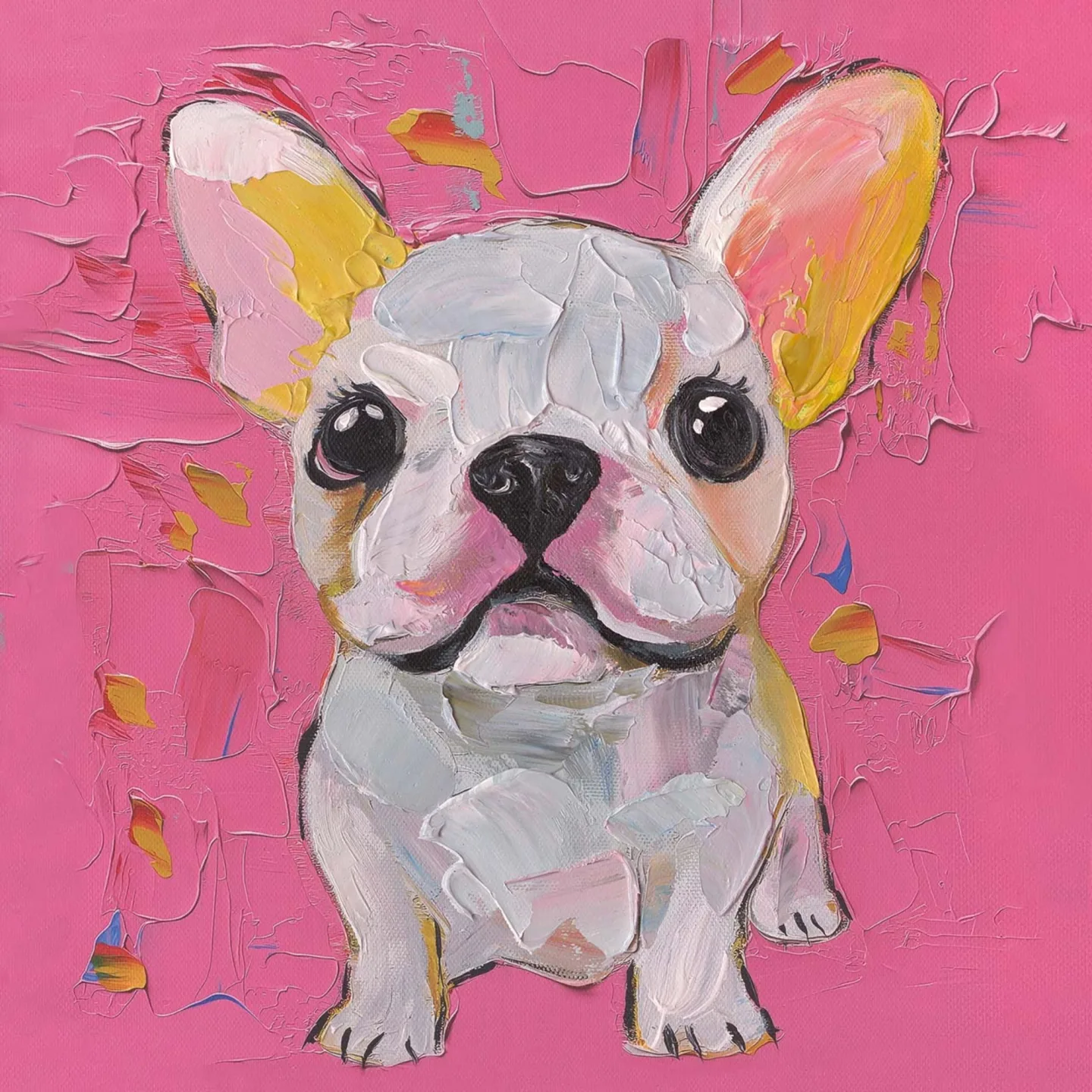 image LAND Gemälde White Bully | Schubiger Möbel