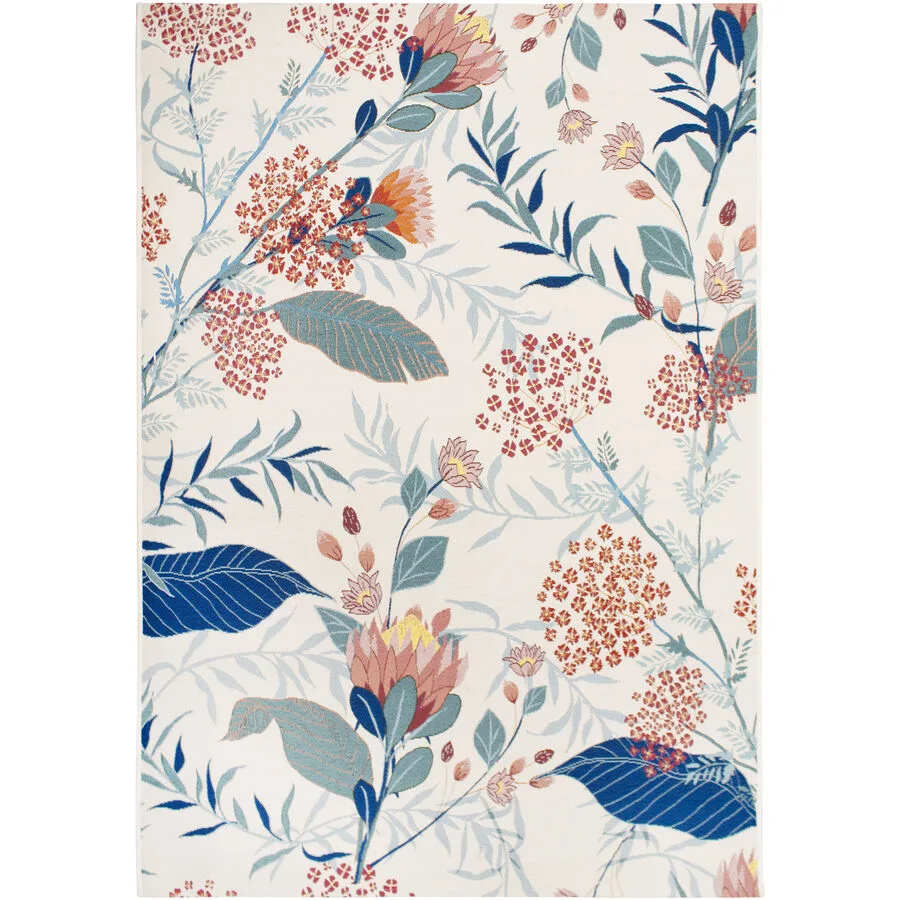 Outdoor-Teppich Myha Farbig Blumenmuster Polypropylen 160 x 230 cm