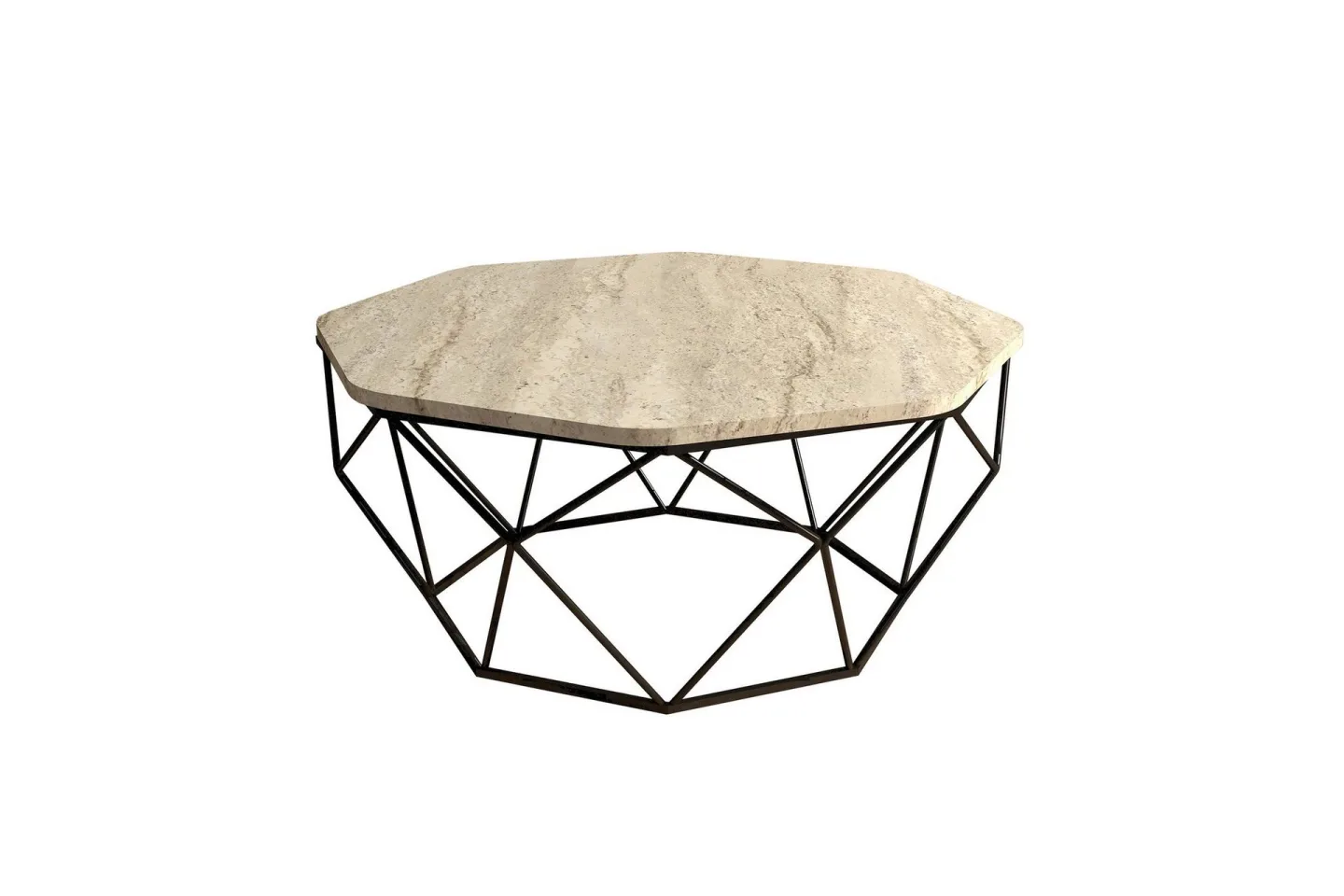 Almasi Soffbord 90 cm - Beige