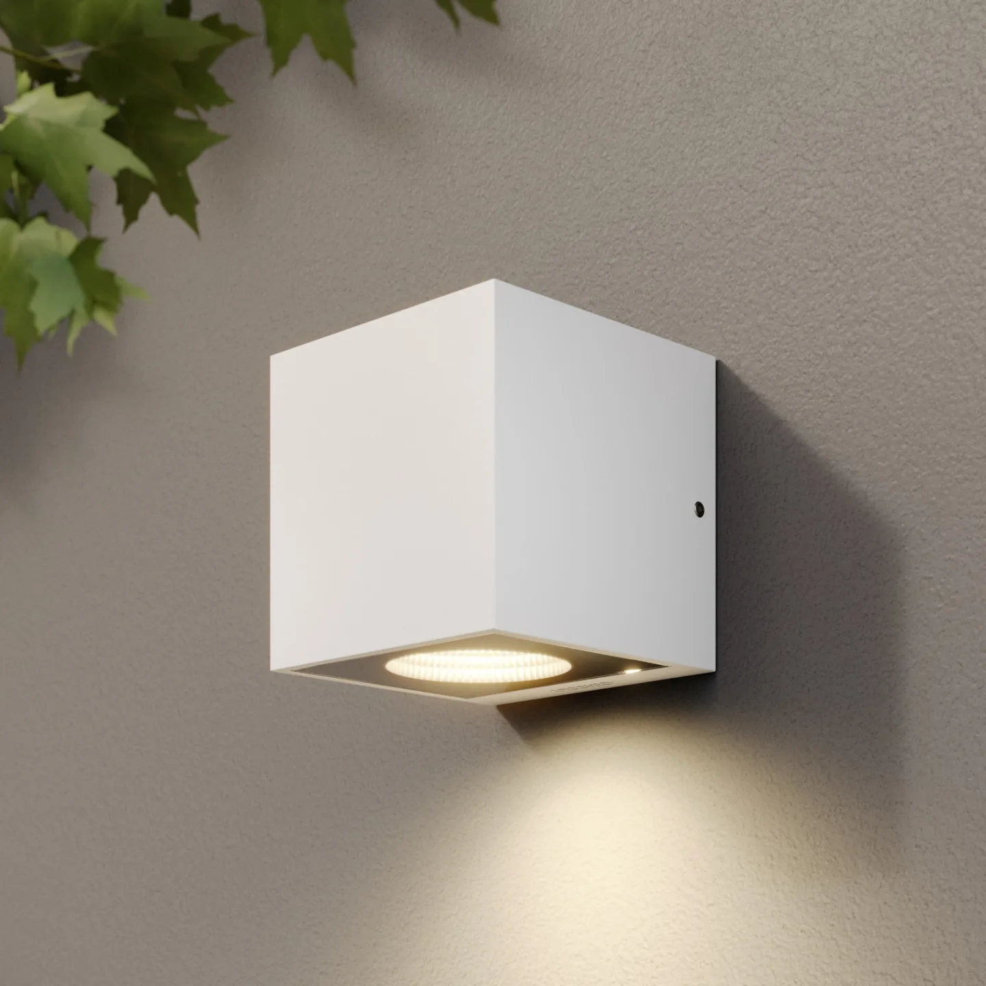 Tassnim LED utomhusvägglampa Vit - Arcchio - Modern - Metall - Vinklad