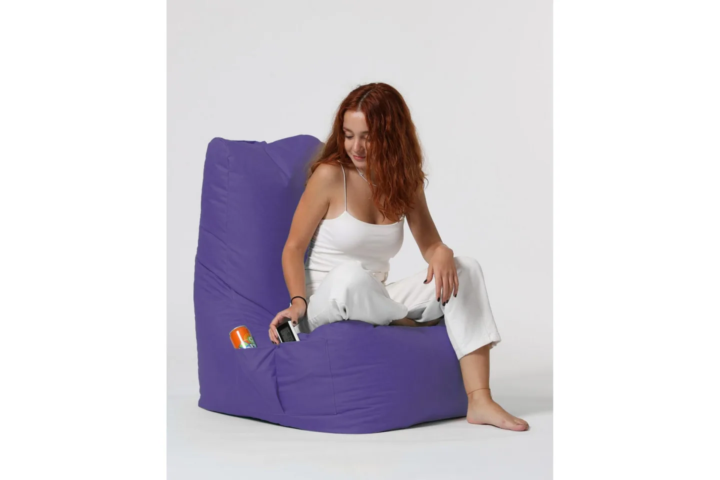 Sittsäck Utomhus Dimants 60 cm - Lila