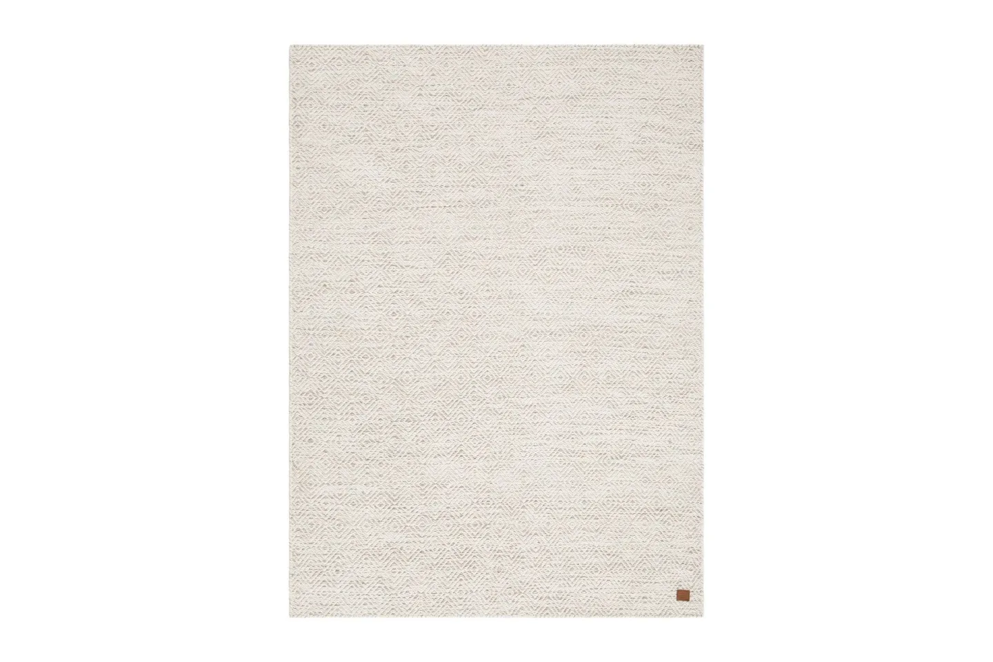 Gåsöga Ullmatta 160x230 cm Rektangulär - Beige