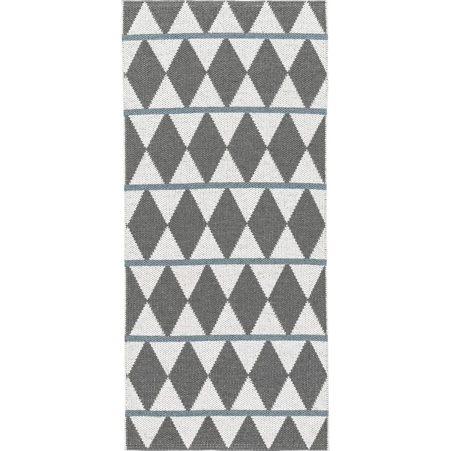 HORREDSMATTAN Outdoor-Teppich Zigge grau Mischgewebe 200 x 200 cm