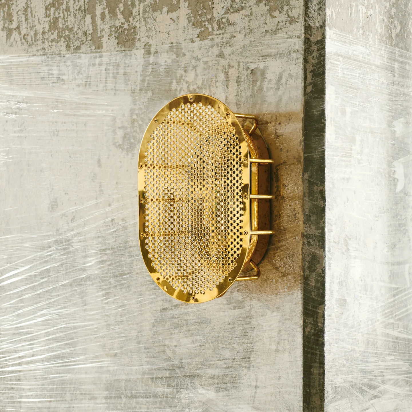 Night Rider Wandleuchte Raw Brass - Design By Us - Messing - Einflammig