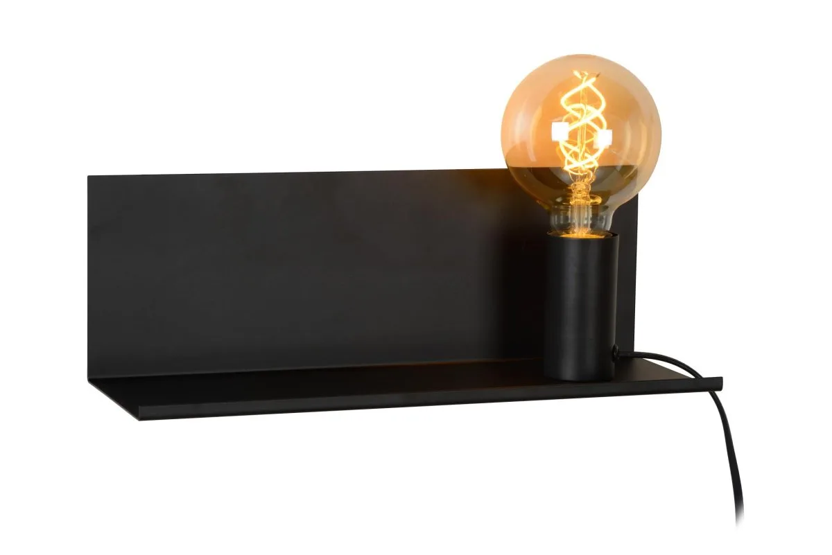 Lucide - Sebo 35cm - Vägglampa - Svart