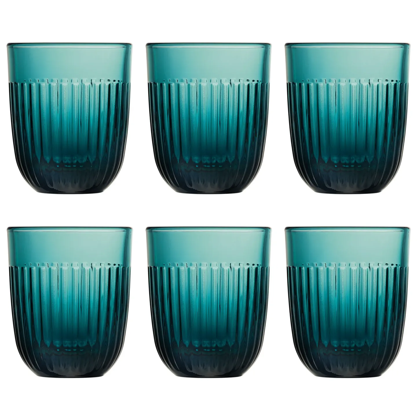 La Rochère Ouessant Wasserglas 29 cl 6er-Pack Dunkelblau