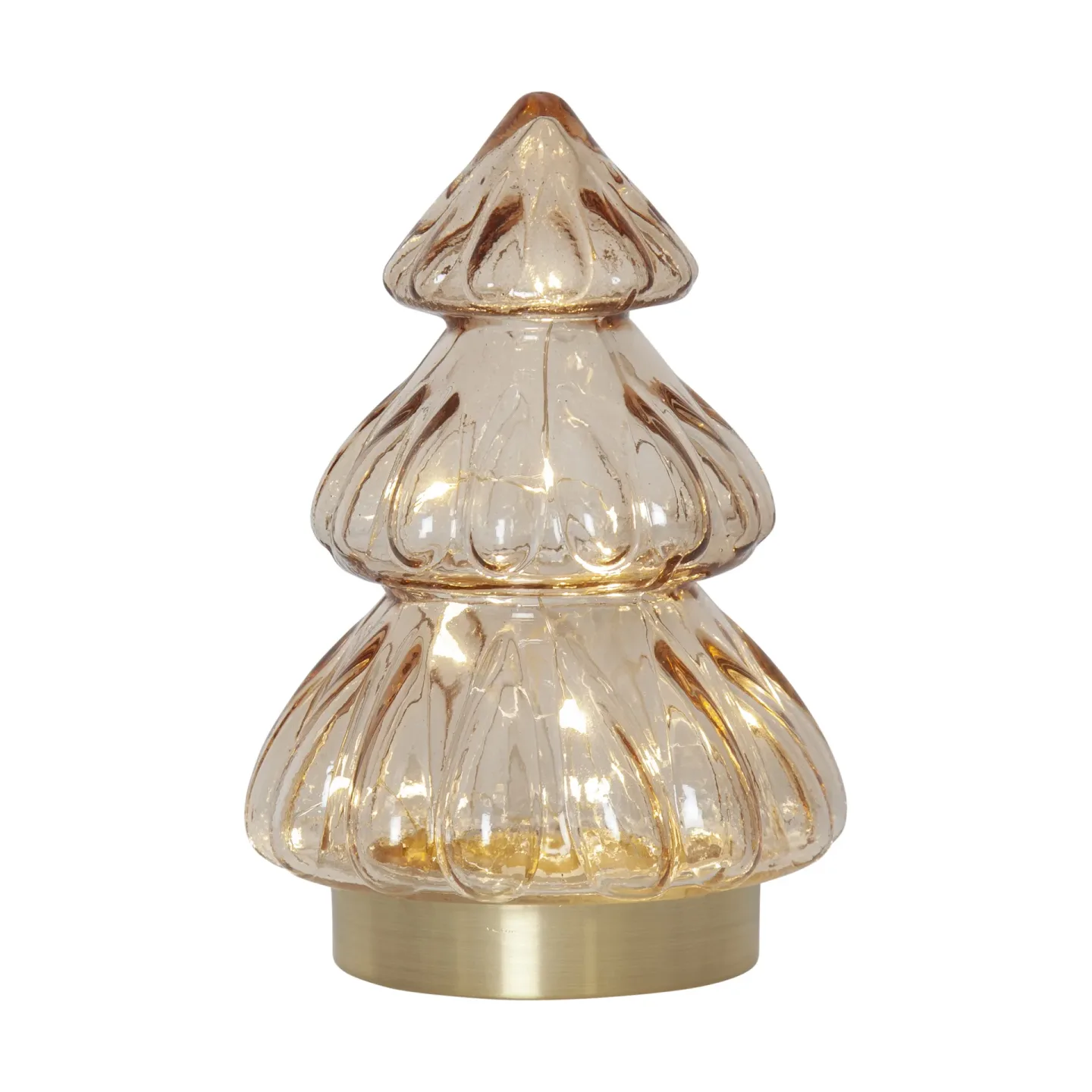 Star Trading Abete bordsdekoration julbelysning 18 cm Beige