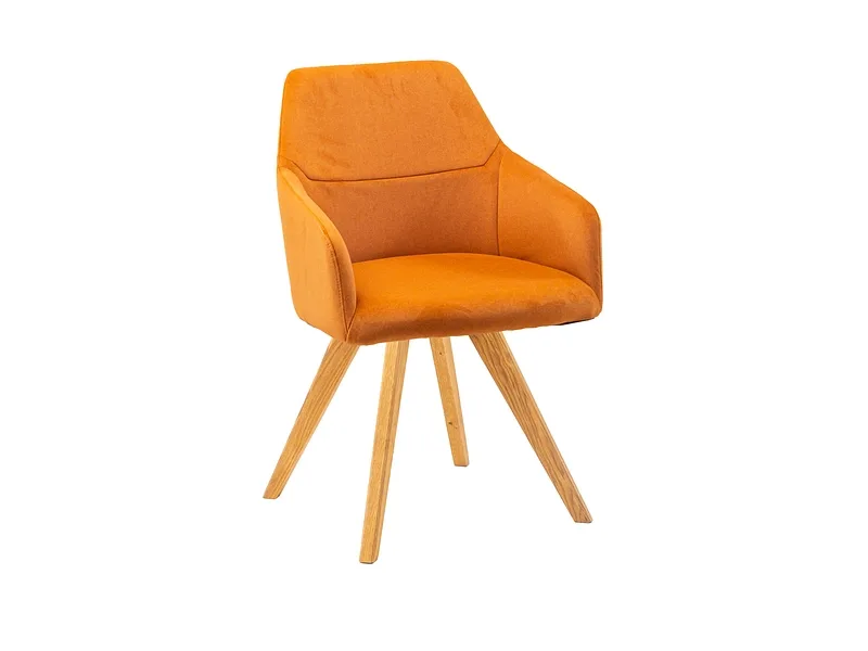 Stuhl AROSA Stoff orange drehsitz