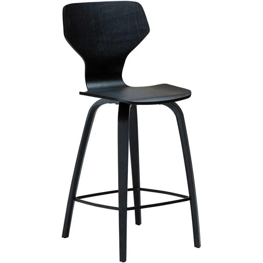 DAN-FORM Barhocker 2er-Set S.I.T black Sperrholz H 99.5 cm