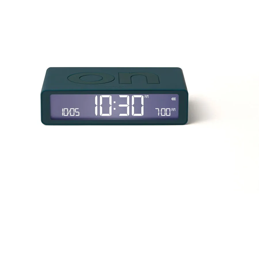 Lexon Wecker Flip Blau - Farbe: Duck Blue