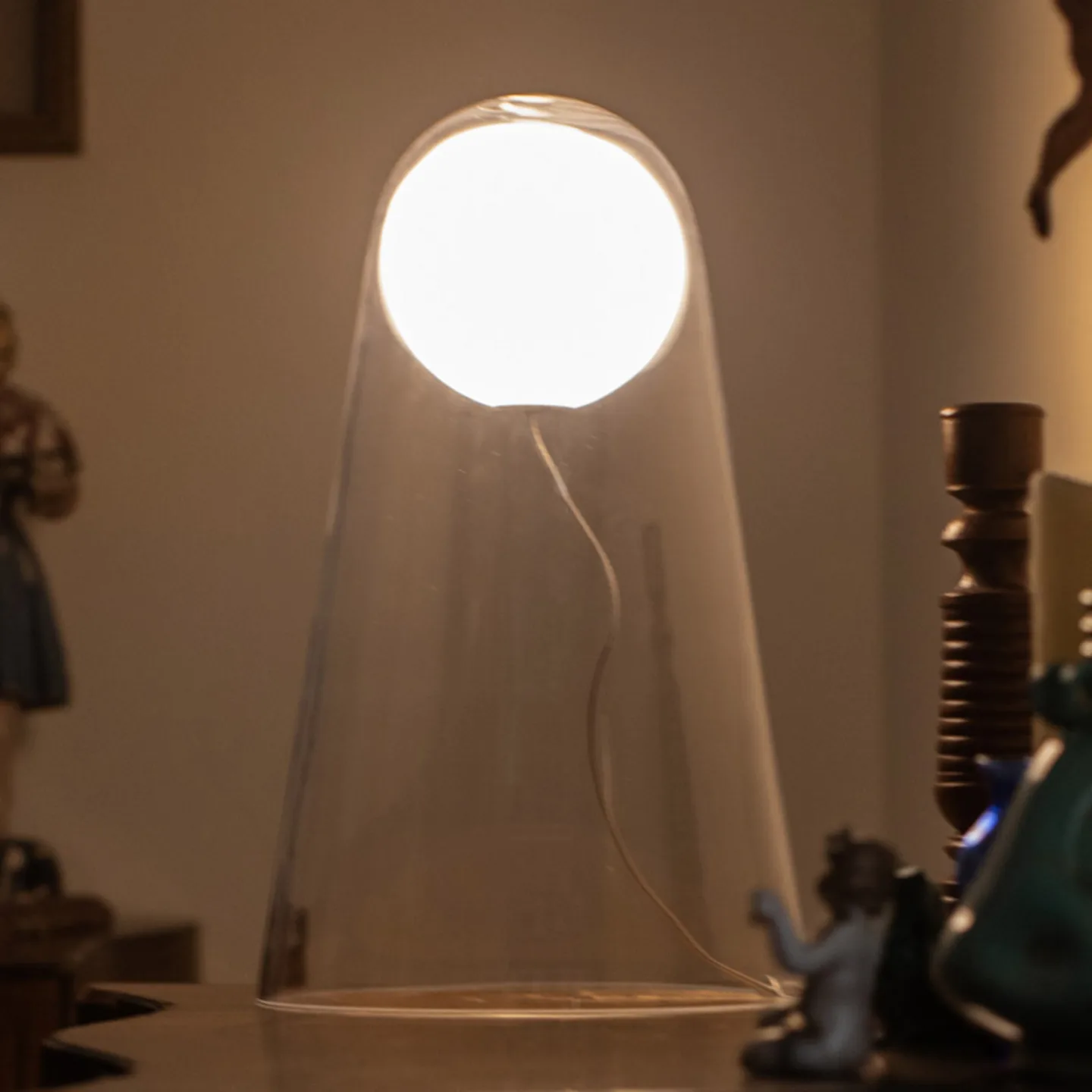 Satellight Tischleuchte m/Dimmer - Foscarini - Wohnzimmer - Design - Glas