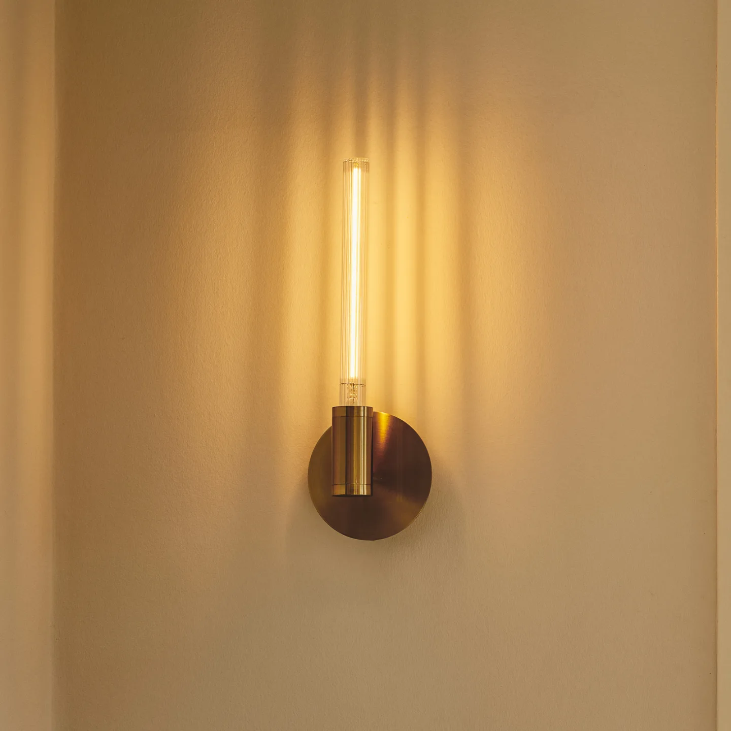 Liberty Single Wandleuchte Gold - Design By Us - Wohnzimmer - Metall - Einflammig