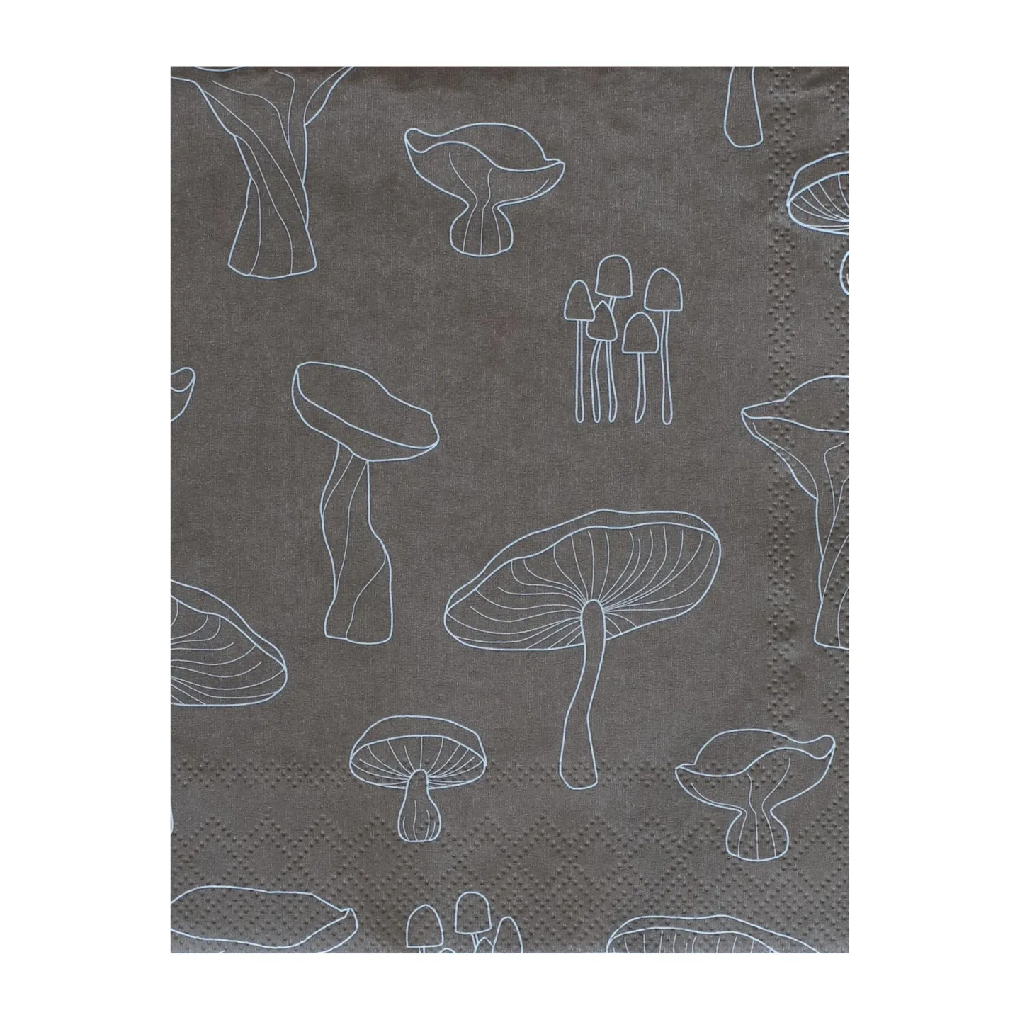 Cooee Design Fungi Serviette 33 x 33cm 20-pack Hazelnut-white