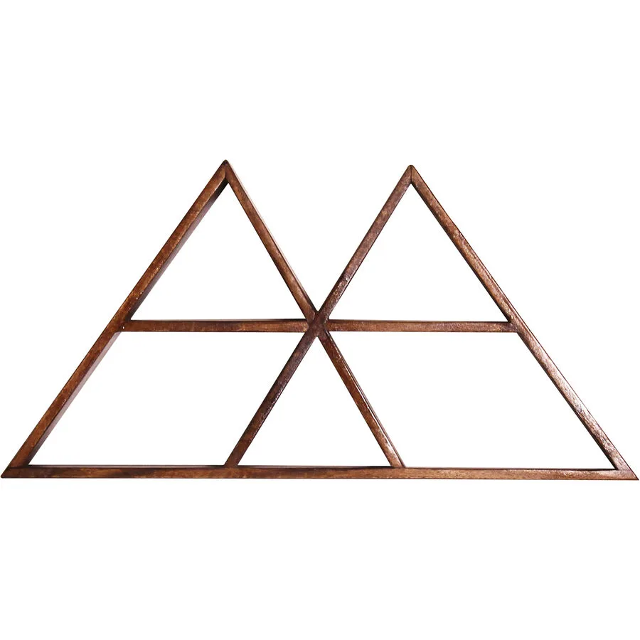 Wandregal Pietro natur Mangoholz massiv B 70 T 10 cm