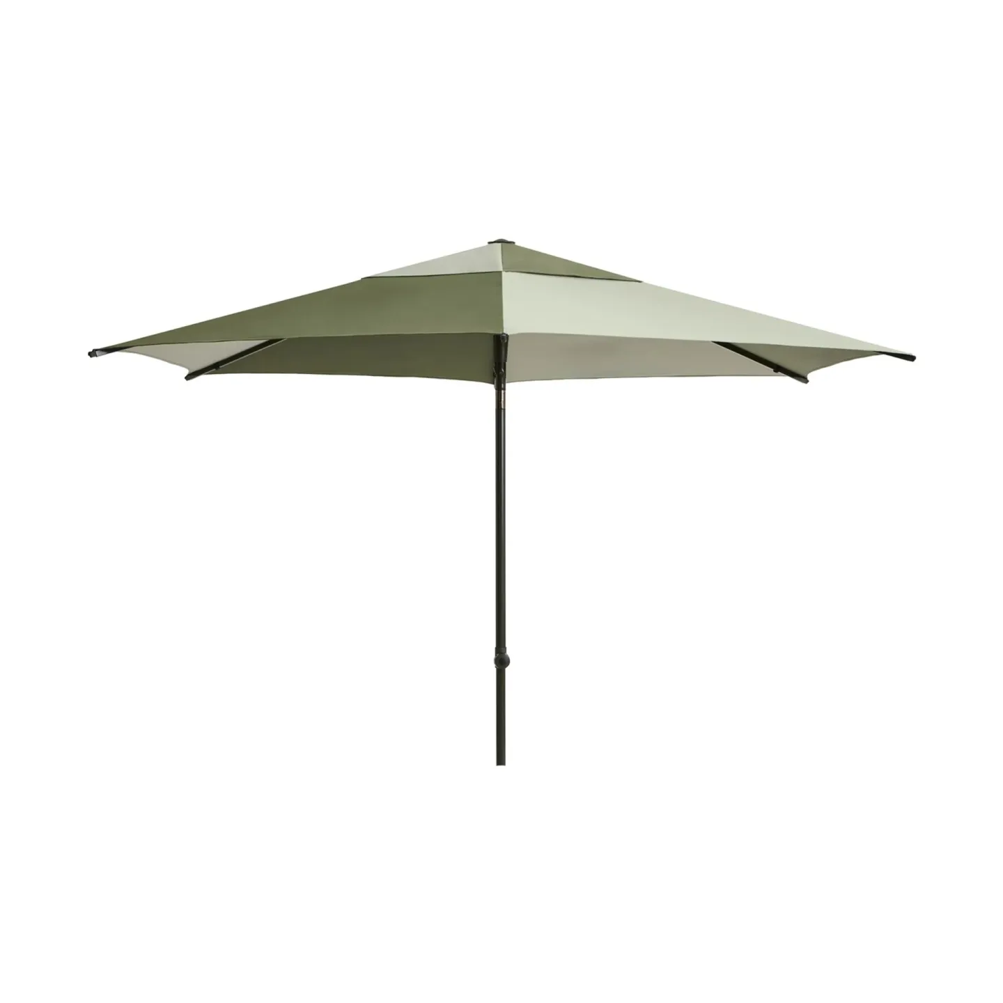 HAY Terrazza Hexagon Sonnenschirm Green-dark green