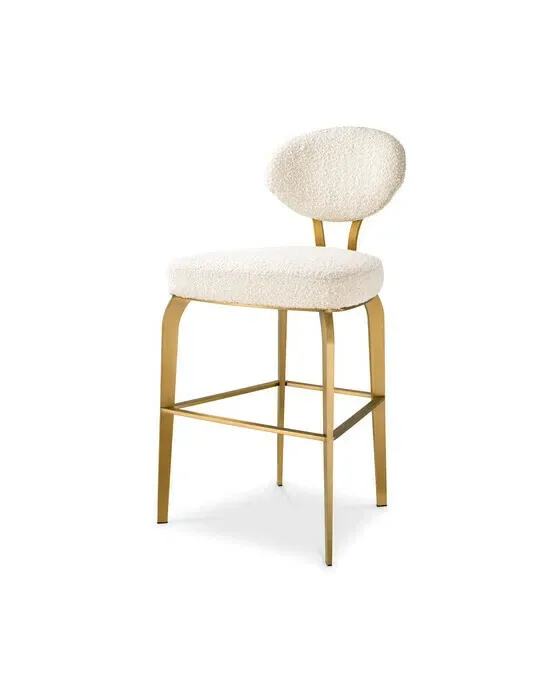 Dorrego barstol bouclé cream