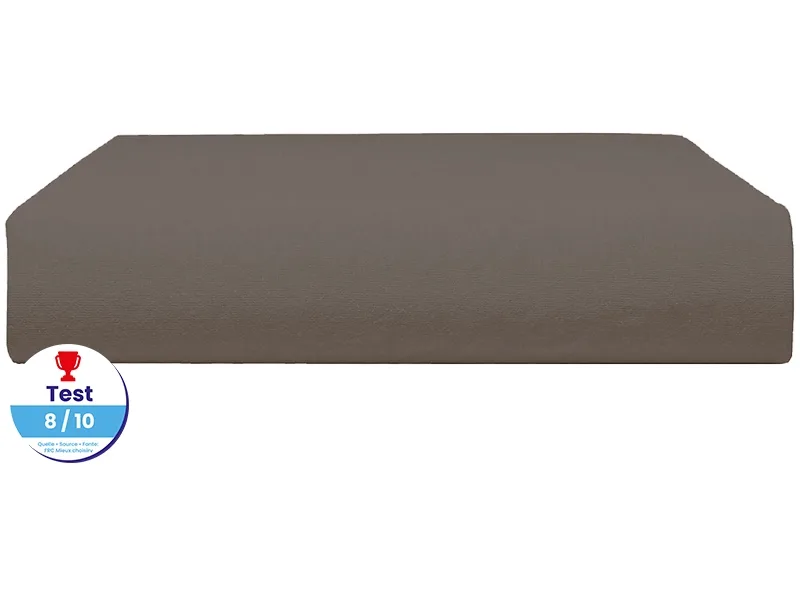 Fixleintuch DH JERSEY PEIGNE 90x200cm braun