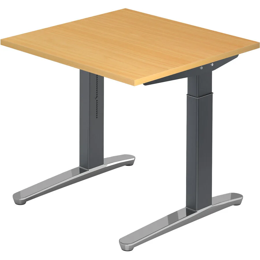 Schreibtisch Office buche Holzwerkstoff B 80 T 80 cm