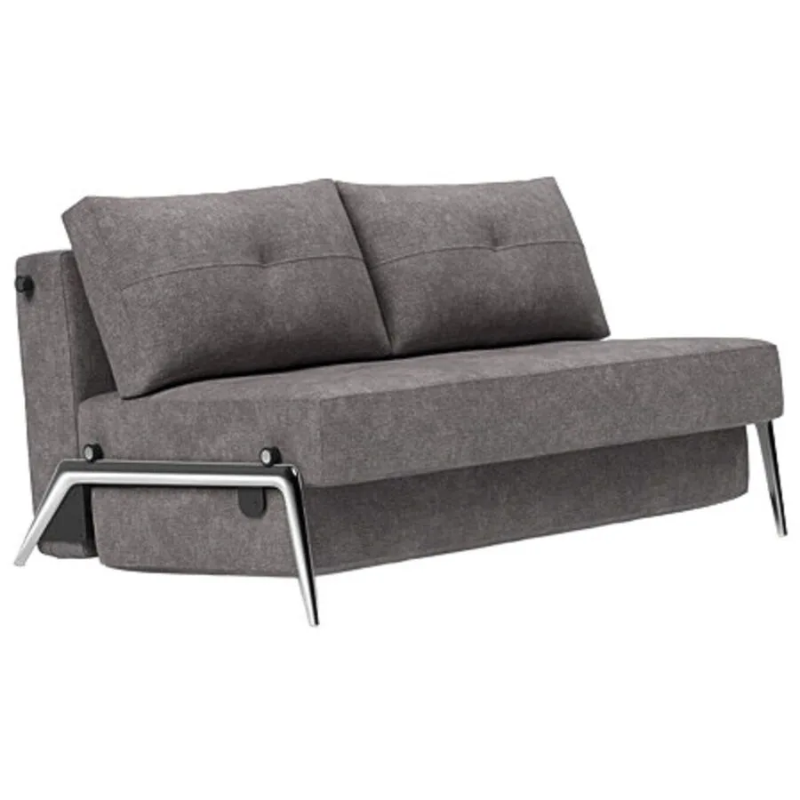 Bettsofa Kube Grau Stoff 147 cm 96 cm