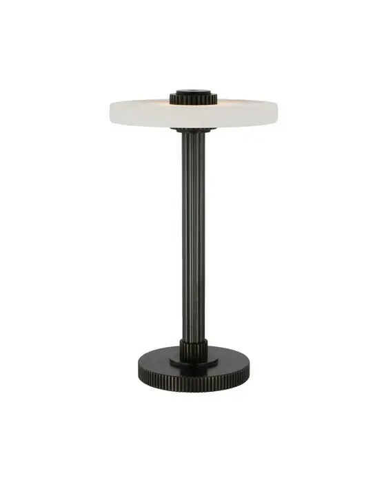 Aran bordlampe genopladelig bronze