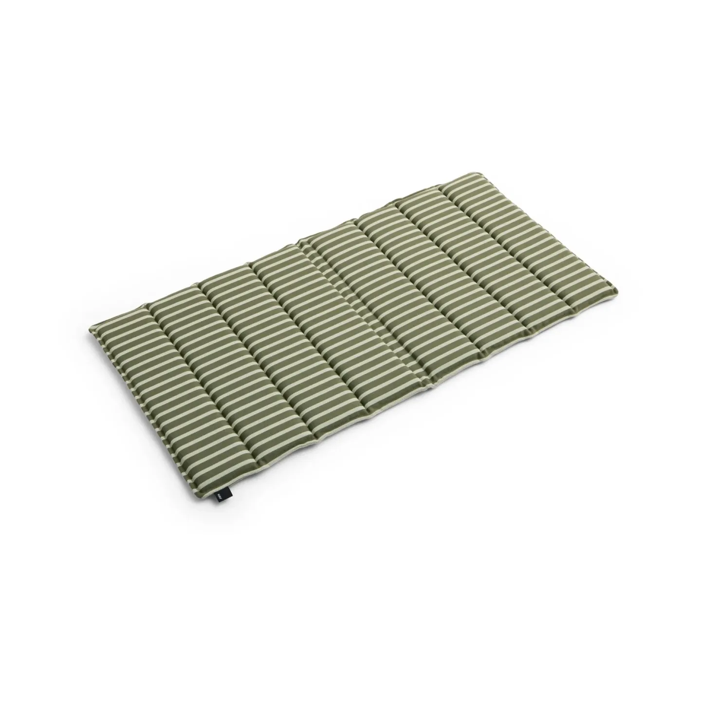 HAY Terrazza Folding Sitzkissen Olive bold stripe, 82x40 cm