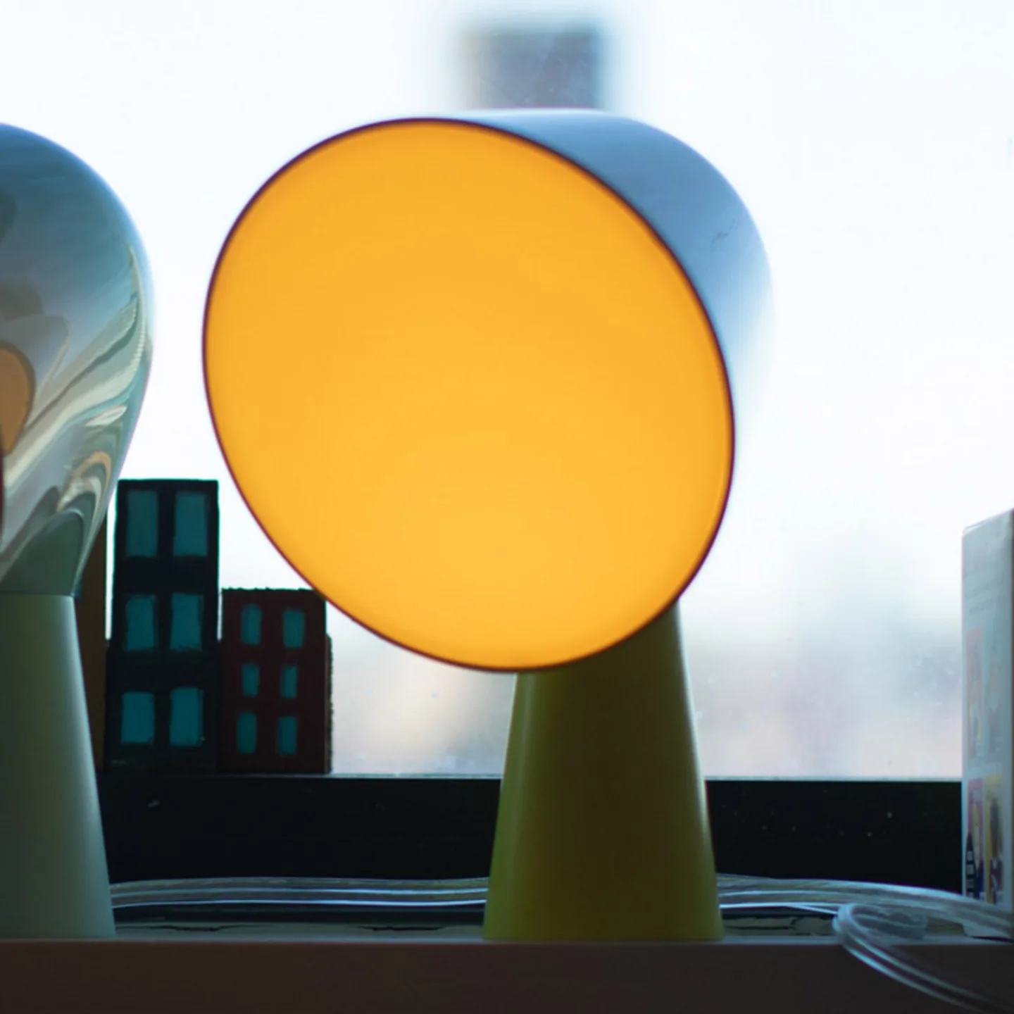 Binic bordlampe gul - Foscarini - Stue - Design - Plast