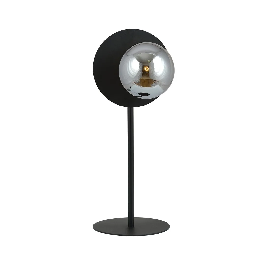 Emibig Lighting - Oslo 50cm - Bordslampa - Svart/Rökfärgad