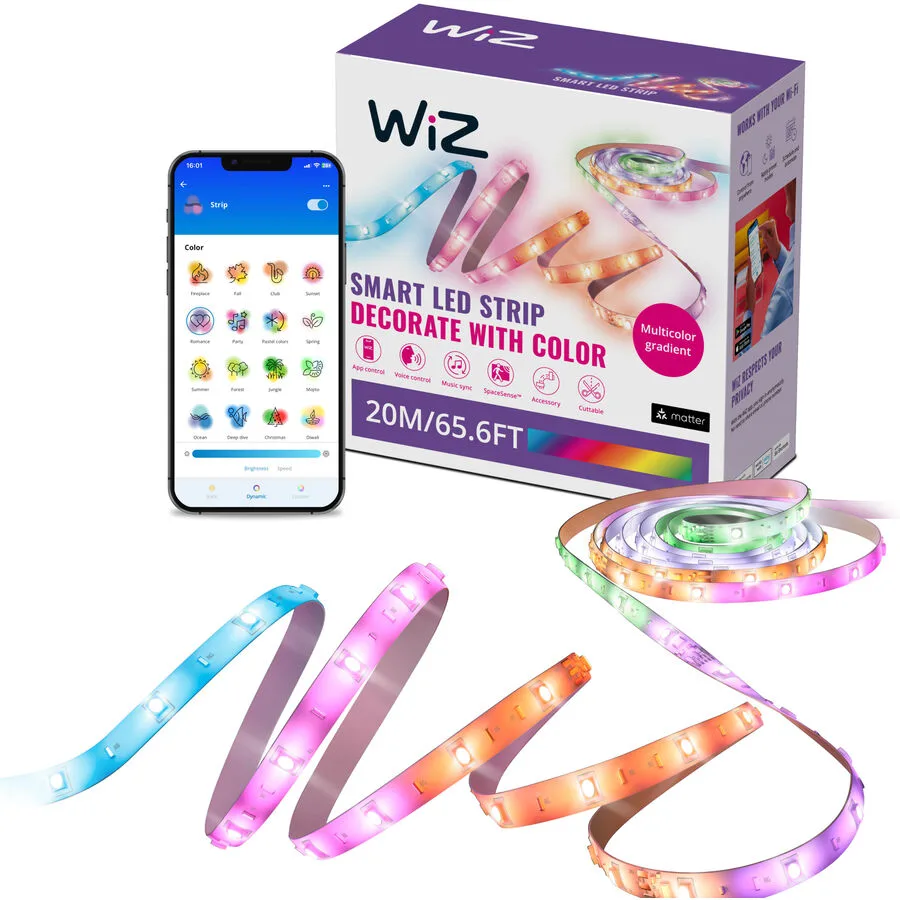 LED-Stripe WiZ Kunststoff 10 cm - Farbe: weiss - Material: Plastik - LED - LED Leuchtmittel