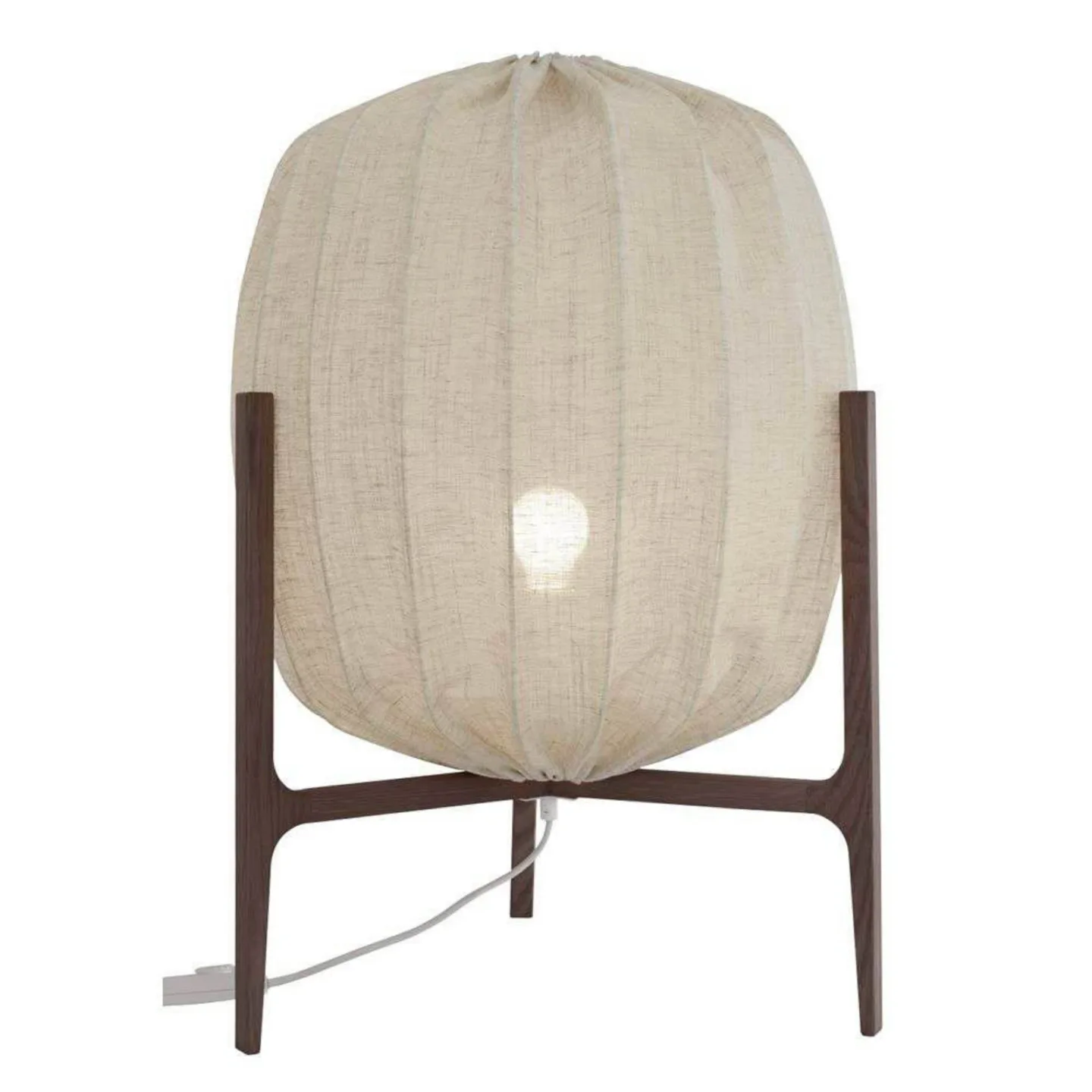 Watt & Veke Prisma Floor Stehleuchte Ø48 cm Dark ash-natural