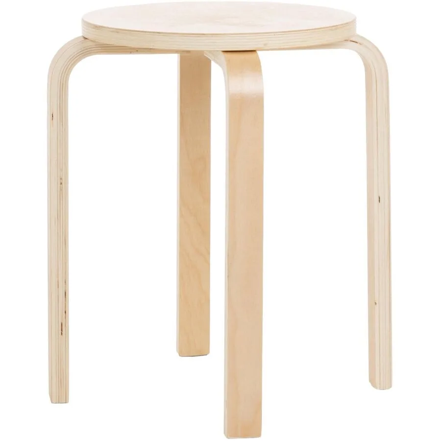 Hocker COCON Braun Birkenfurnier B 40 H 45 cm
