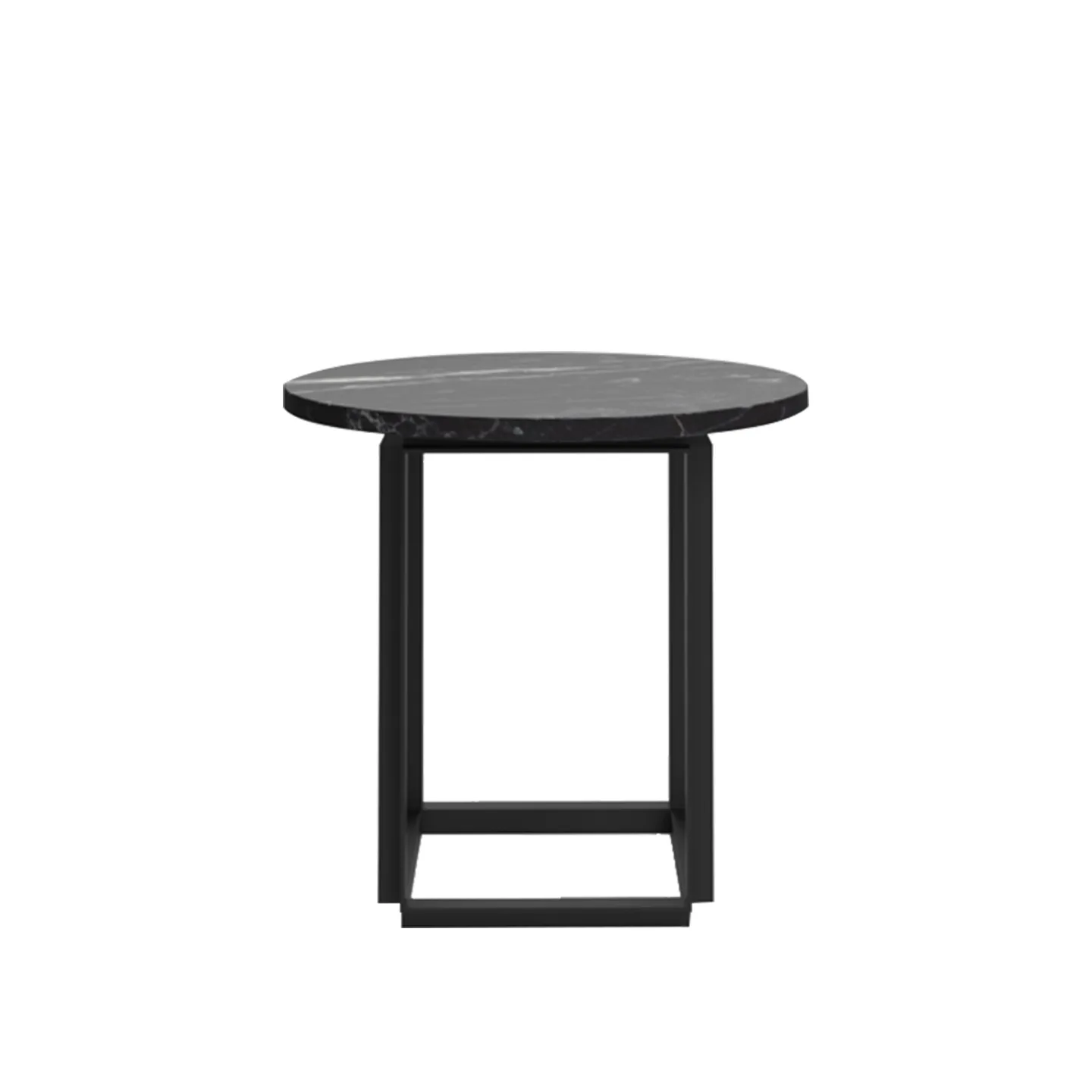 New Works - Florence Side Table 50 cm - Sidobord - New Works Studio - Svart - Metall/Sten