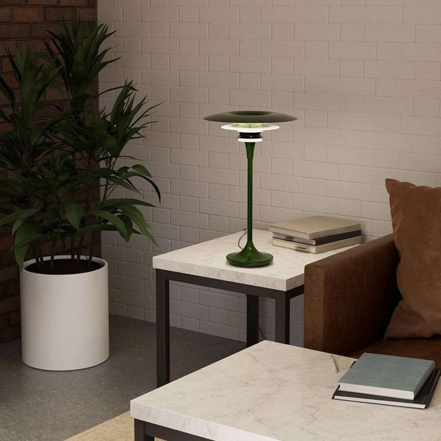 Belid - Diablo 48cm - Bordslampa - Grön/vit