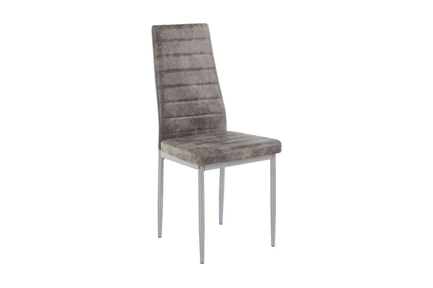 Sabie Matstol Microfiber 2-pack - Ljusgrå/Silver