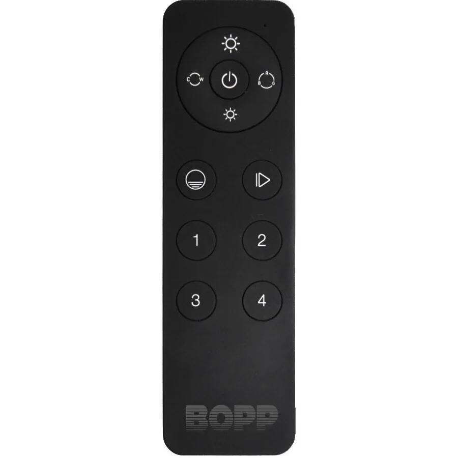 Lichtschalter Bopp Schwarz Kunststoff 1.5 cm - LED