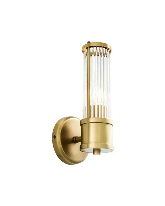 Claridges vägglampa mässing