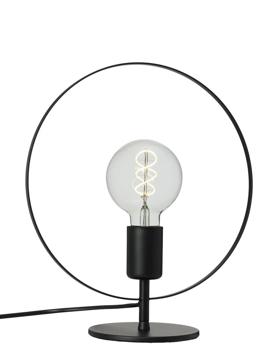 Cottex - Spartan ringo 35cm - Bordslampa - Svart