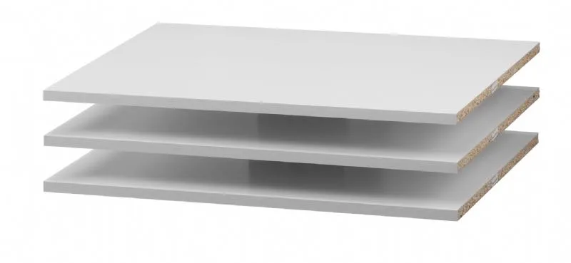 Verona 3 extra Ablagen Breite 59 cm weiß.