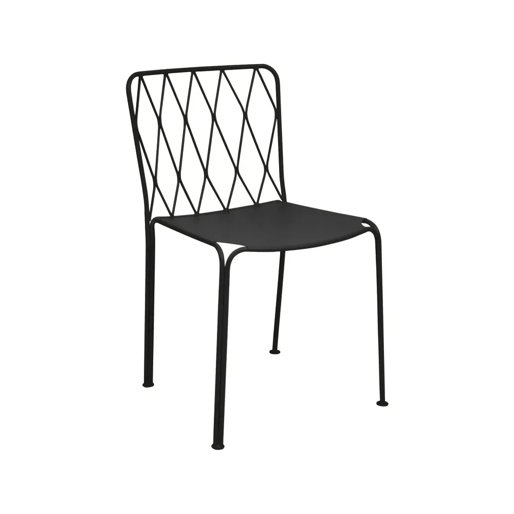 Fermob Kintbury stol Liquorice (svart)