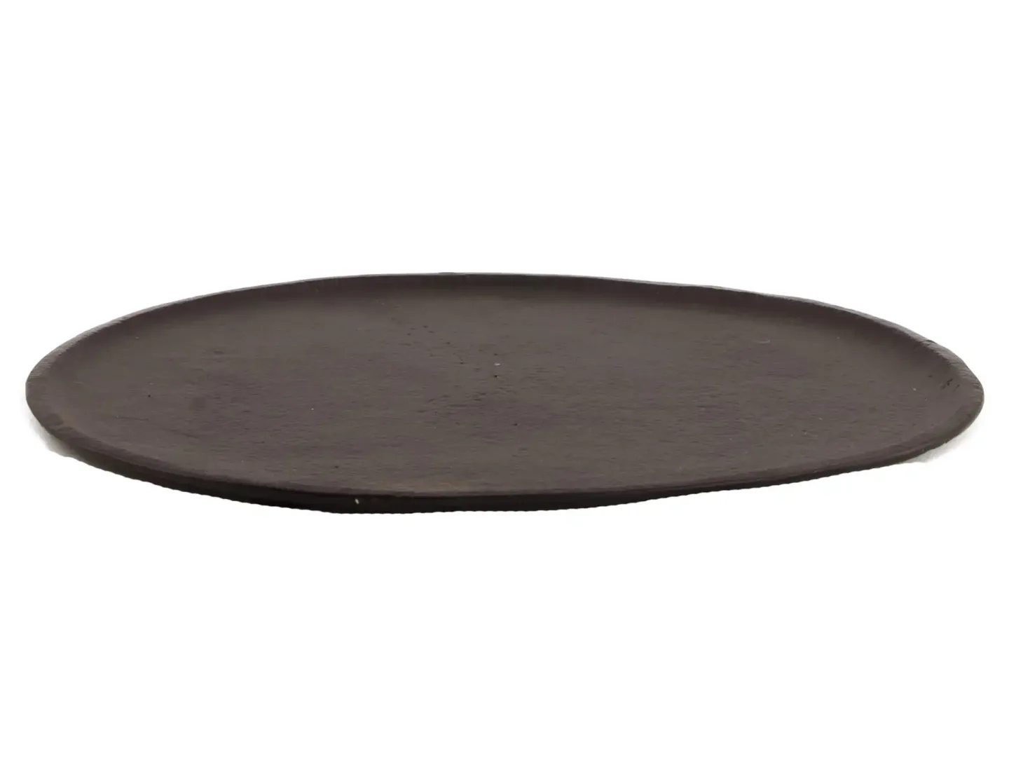 Dijk Tablett Oval Schwarz B: 31 cm | Schubiger Möbel