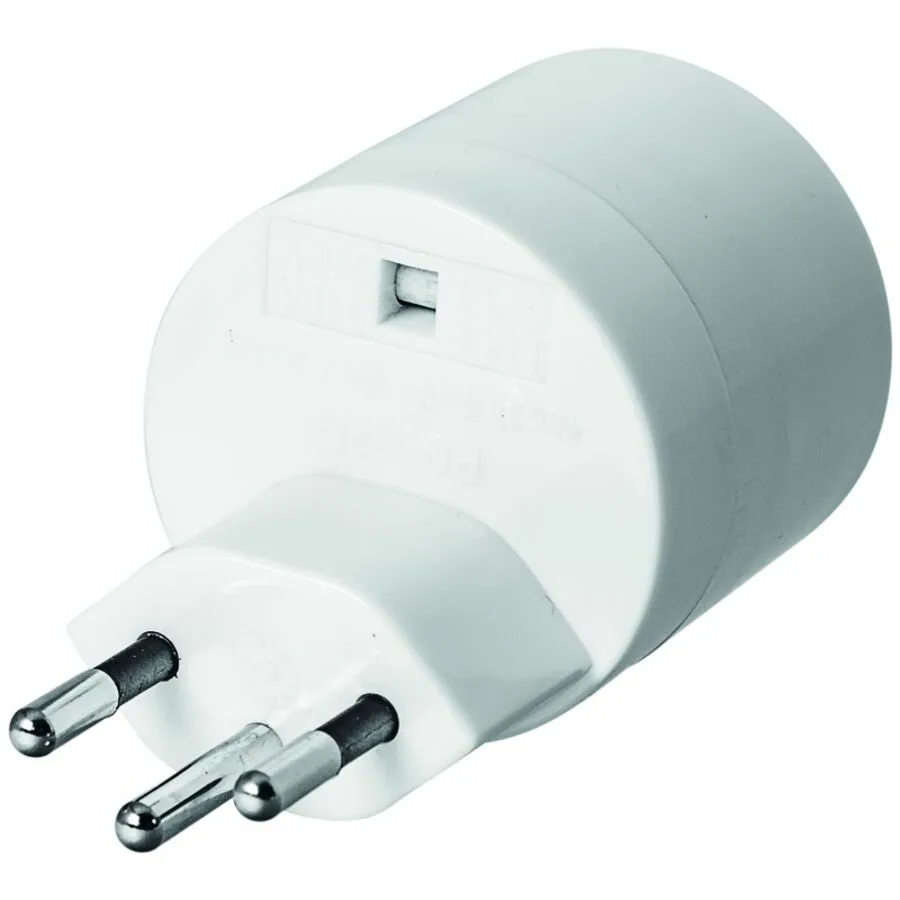 Adapter Elektrokleinteil - Farbe: weiss - Material: Kunststoff