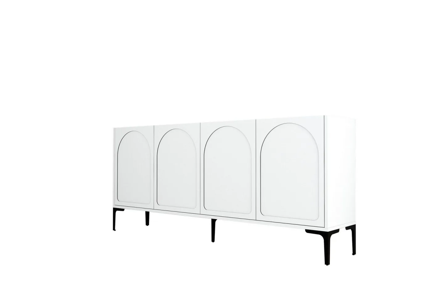 Hazim Konsollbord 180 cm - Vit/Svart