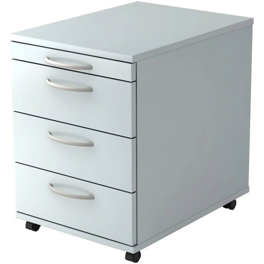 Rollcontainer Office grau Holzwerkstoff B 42.8 H 59 cm