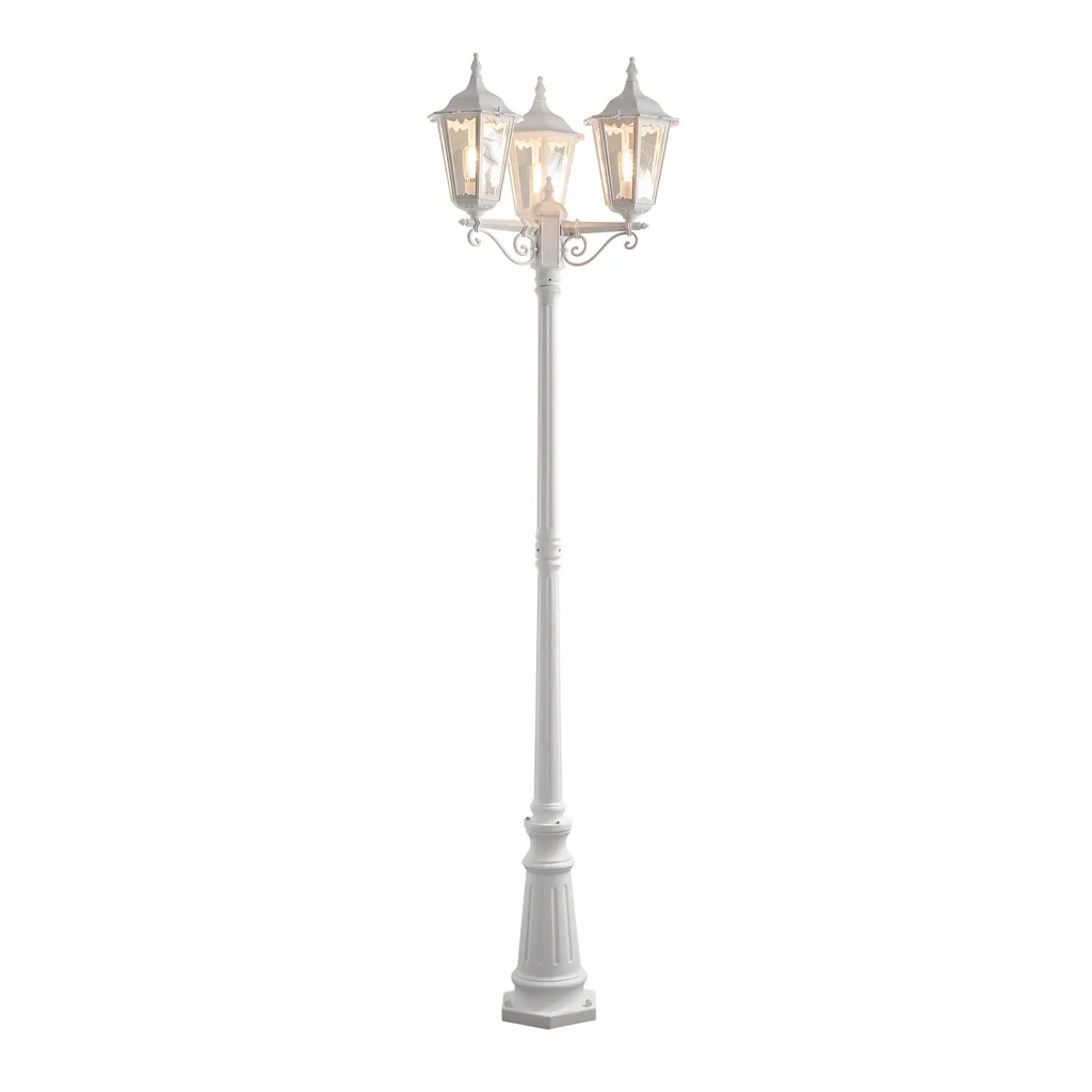 Konstsmide - Firenze 220cm - Stolpe - Vit