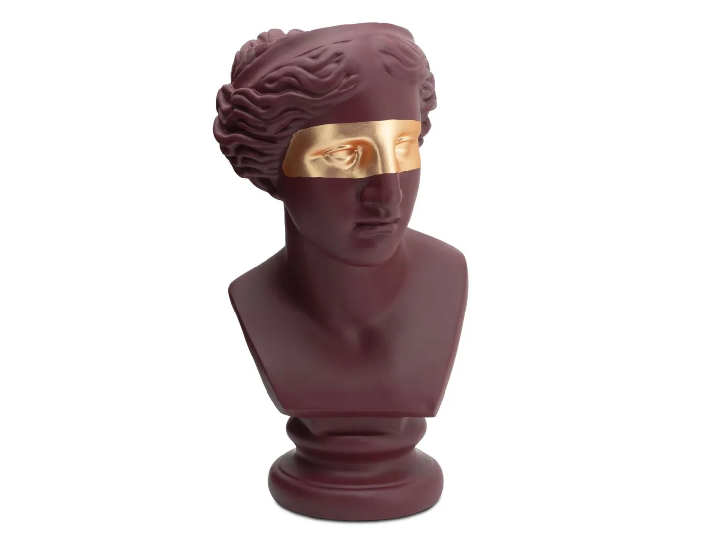 Abhika Figur Venus Bordeaux/gold H: 58 cm | Schubiger Möbel